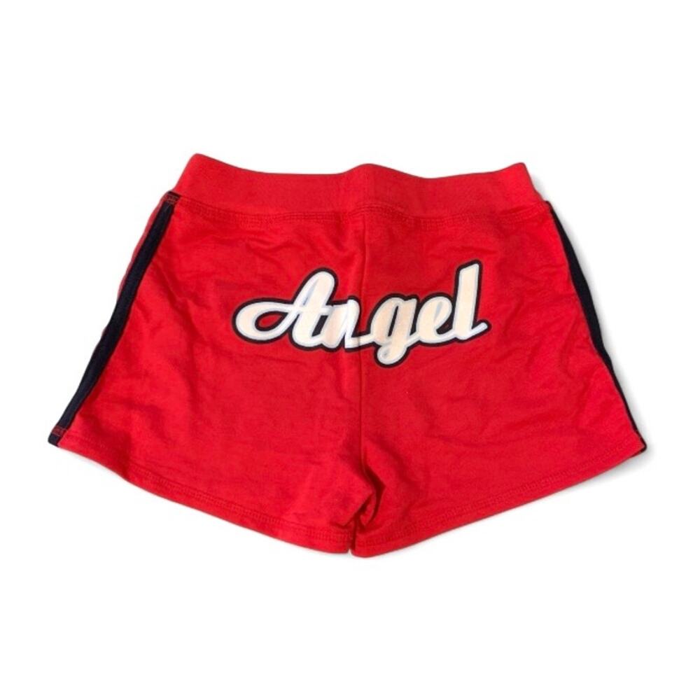 Arizona Jeans Y2K Red Angel Graphic Mini Shorts Preppy Size XS